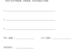 合同变更,合同变更要点解析与实施指南